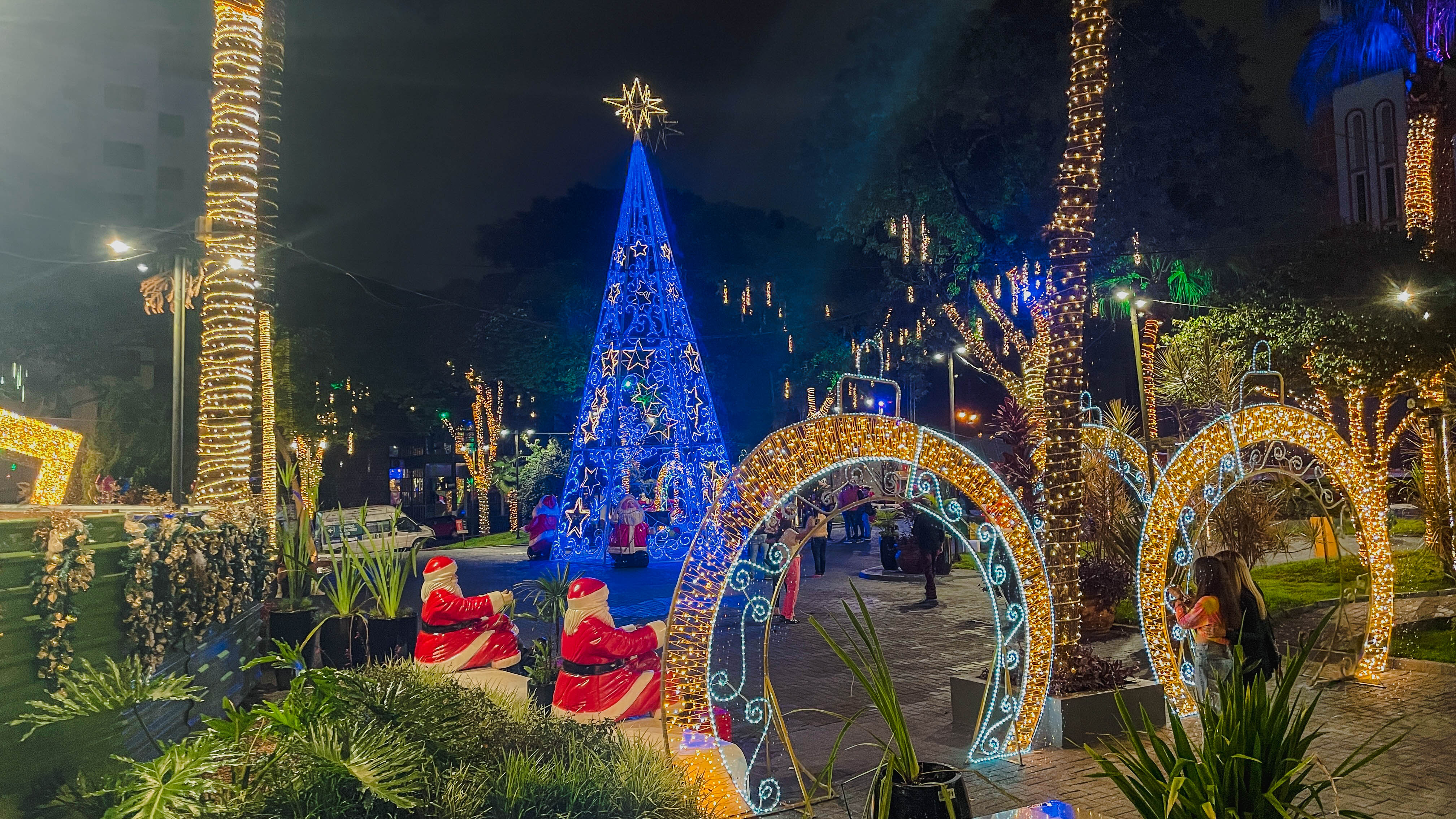 Imagem de Natal no Oeste: Ecoparque e área central de Chapecó mergulham no clima natalino